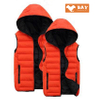 Padding sleeveless Jacket.