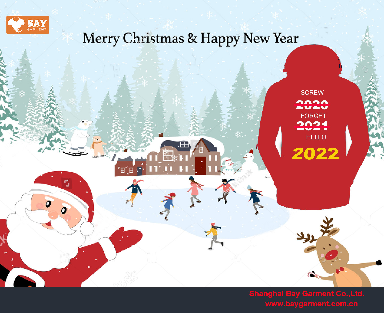 Merry Christmas And Happy New Year 2022