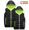 Padding sleeveless Jacket.